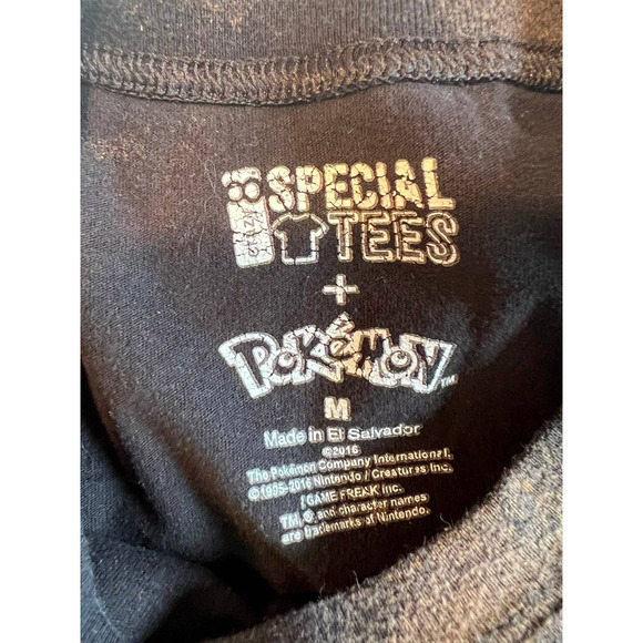 Upcycled Pokemon Kids Tee Size Medium - Picture 5 of 9